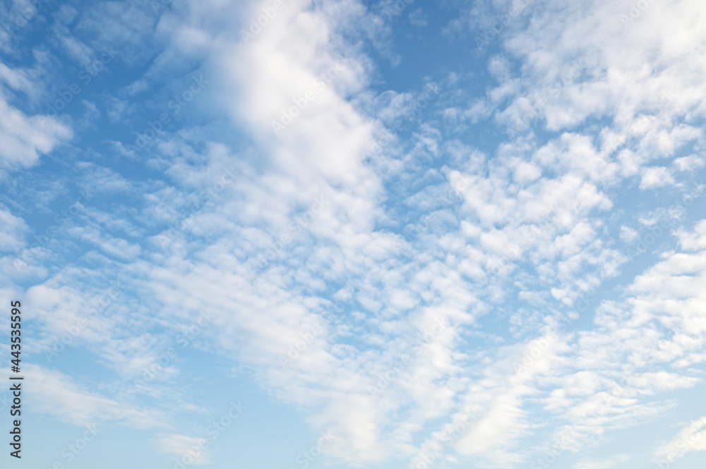 Bright Blue sky with white cloud. Beautiful sky background and wallpaper. Clear day and good weather in the morning. Bright Blue sky with white cloud. Beautiful sky background and wallpaper. Clear day and good weather in the morning.
