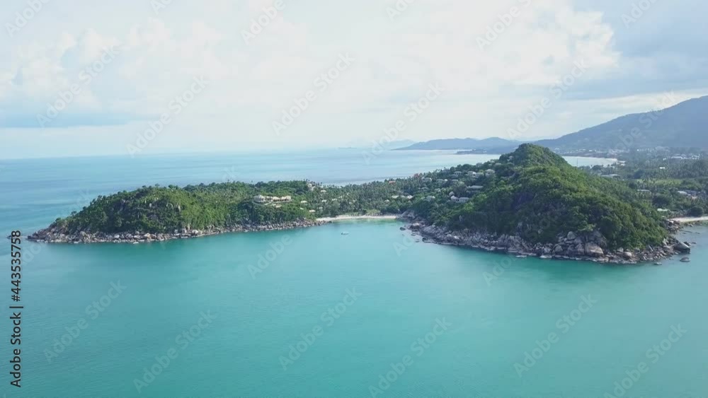 Amazing Island Mountains Drone Beach Koh Samui Thailand Rocks Ocean Sea Day Epic 4K Amazing Island Mountains Drone Beach Koh Samui Thailand Rocks Ocean Sea Day Epic 4K