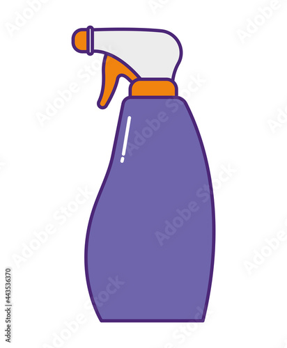 purple spray bottle
