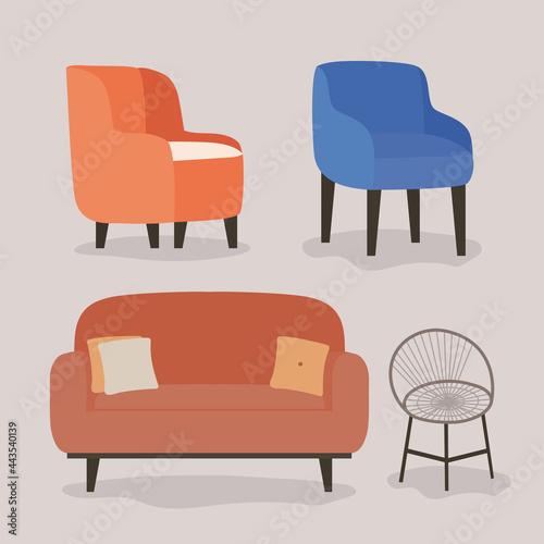 four comfy furniture