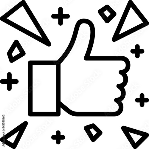 recommended outline icon
