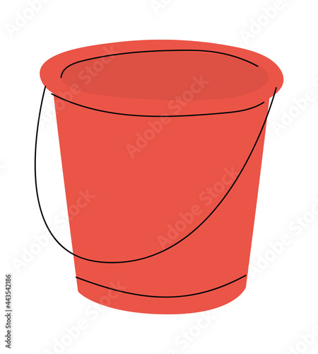 red bucket design