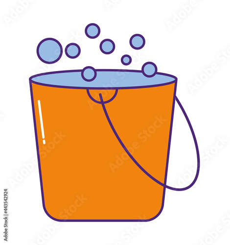 orange bucket design