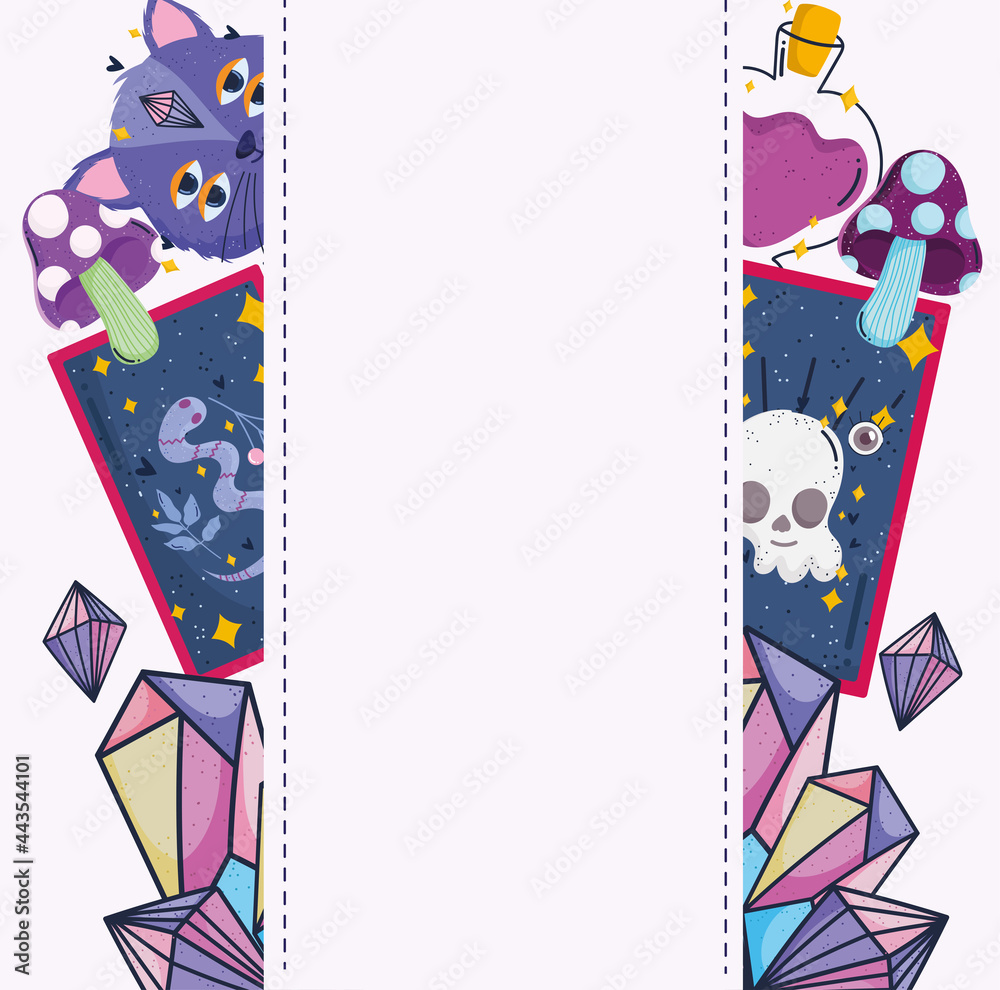 Obraz premium magical icons sorcery