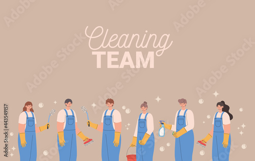 cleaning team card