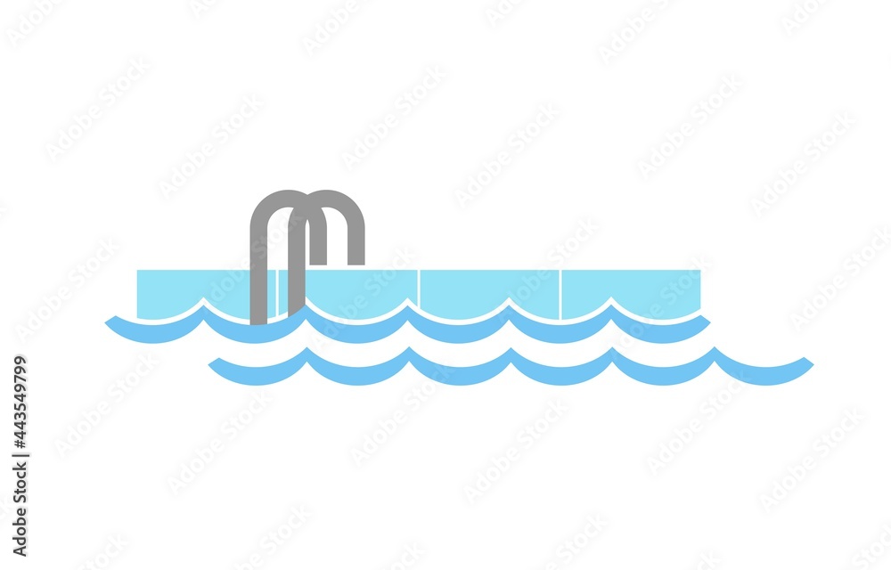 Pool icon. Pool vector illustration. Pool entrance vector icon. Pool icon. Pool vector illustration. Pool entrance vector icon.
