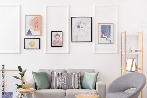 Interior of stylish living ...