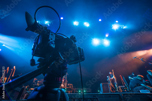 studio camera at the concert. © Aliaksei