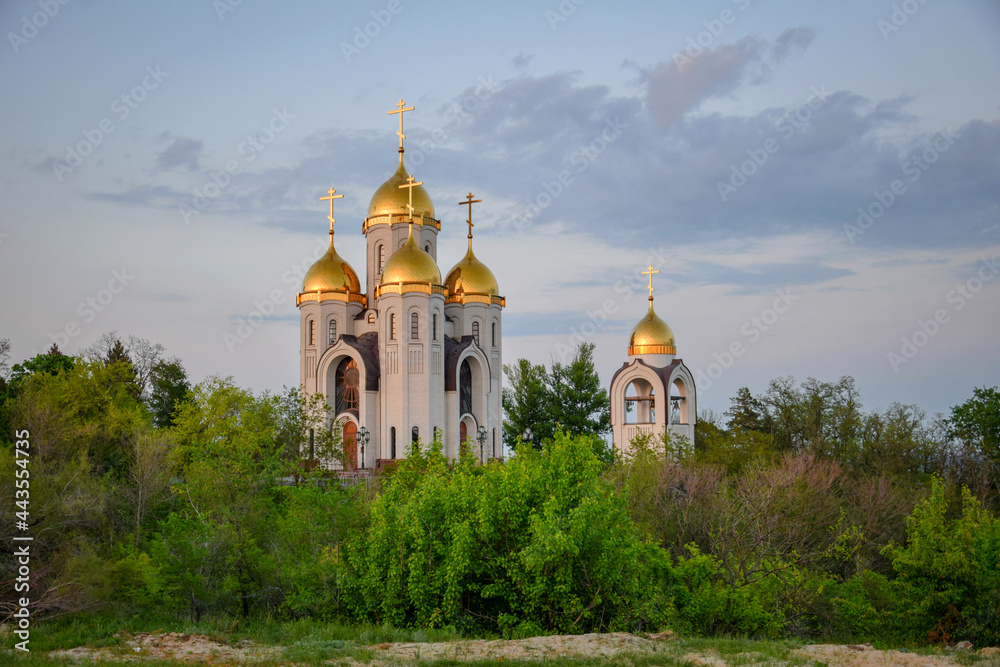 Orthodox church on the Mamayev Kurgan in Volgograd city