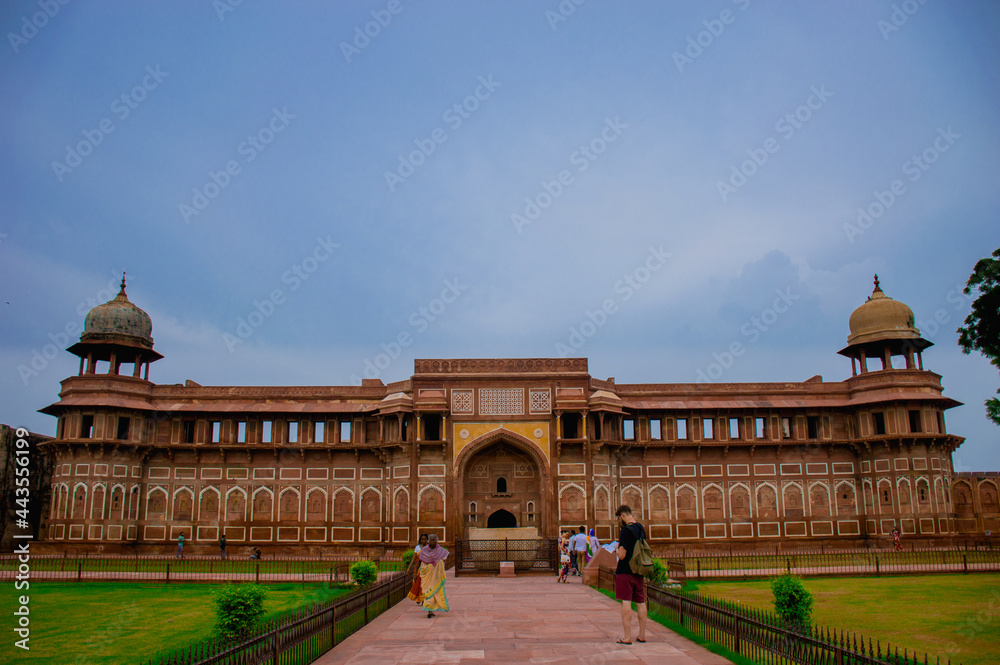 The Agra fort lanscape