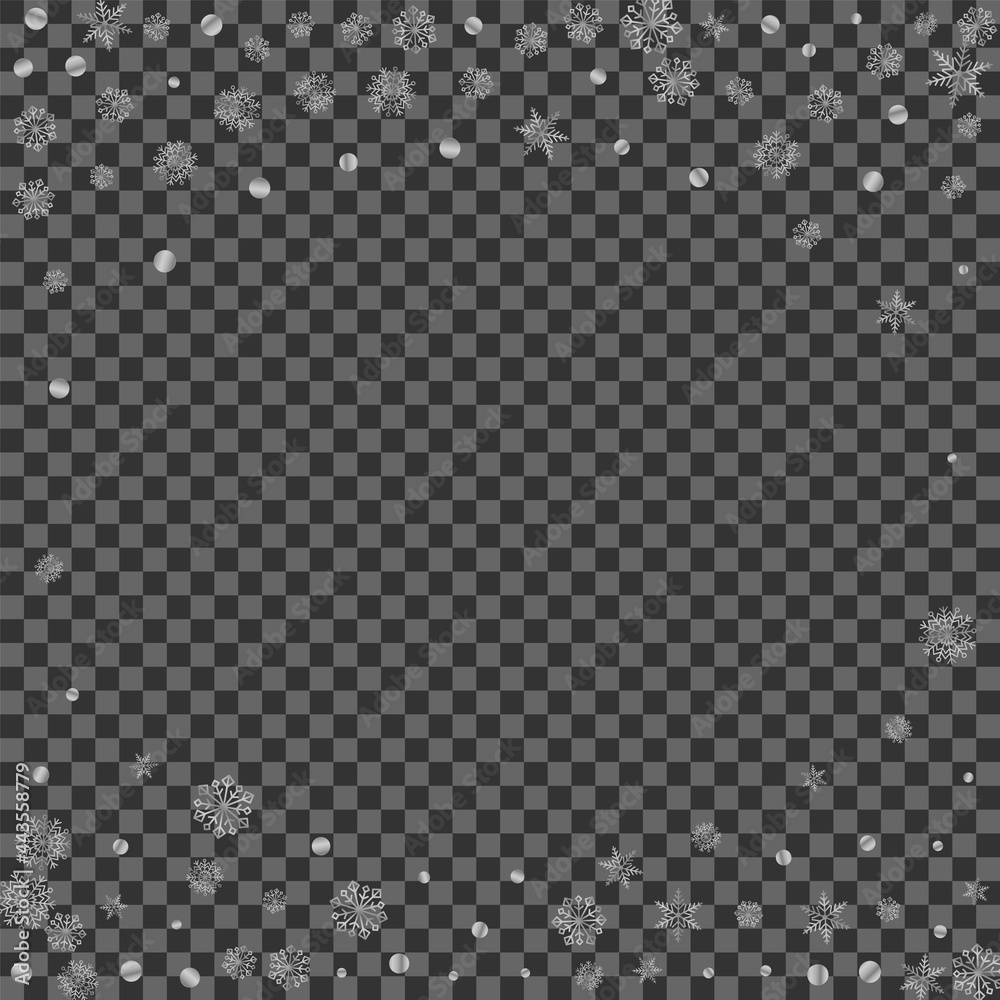 Grey Dot Background Transparent Vector. Confetti Glitter Illustration. Metal Flake Winter. Luminous Elegant Pattern. Grey Dot Background Transparent Vector. Confetti Glitter Illustration. Metal Flake Winter. Luminous Elegant Pattern.