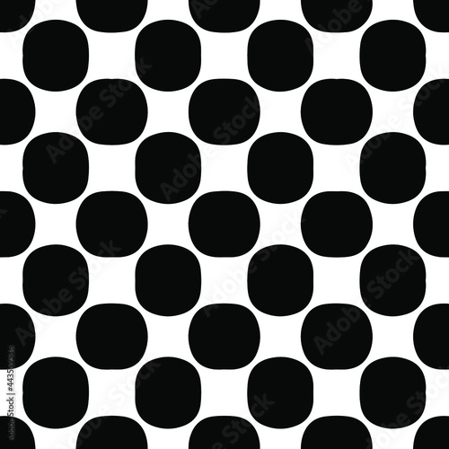 floral seamless pattern background.Geometric ornament for wallpapers and backgrounds. Black and white   pattern. 