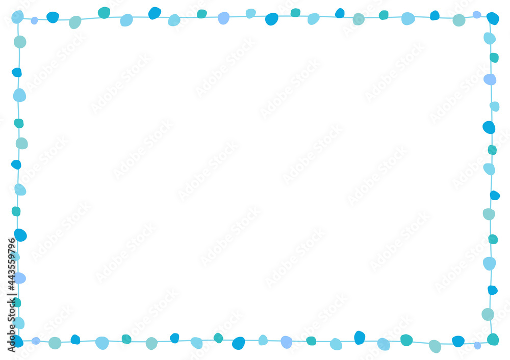 Abstract dots design frame on white background. Abstract dots design frame on white background.