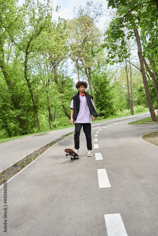 Man trying up skateboarding while enjoying extreme sport at the urban road Man trying up skateboarding while enjoying extreme sport at the urban road