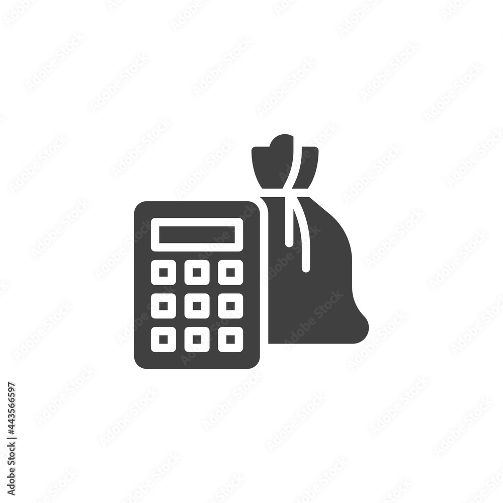 Savings accounting vector icon