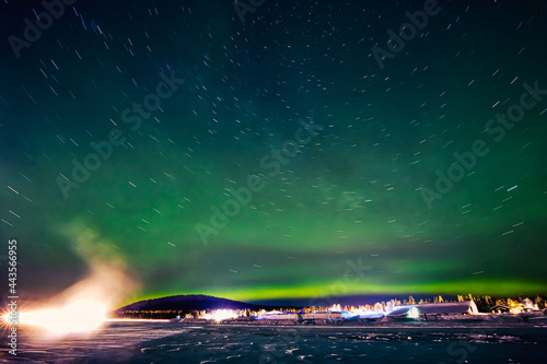 Northern Lights in Jukkasjärvi, northern Sweden © rpbmedia