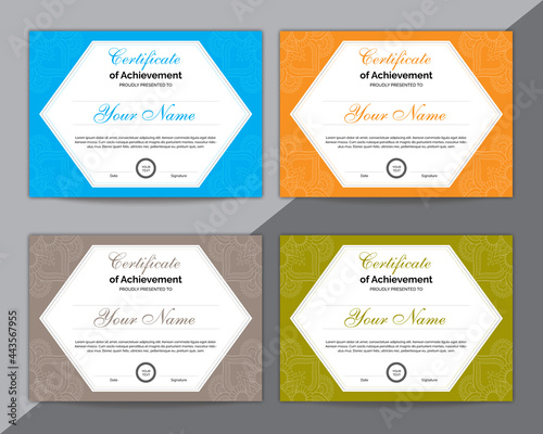 New Certificate Template Design Print Ready