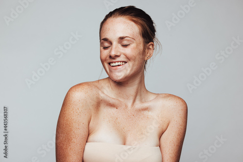 Being happy in your own skin photo