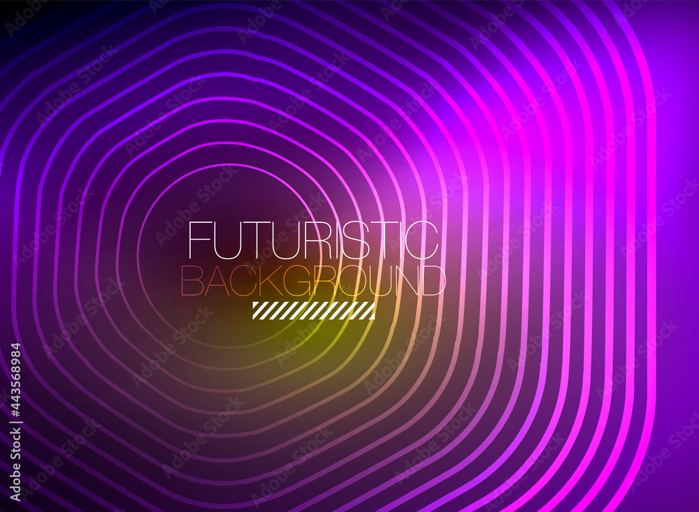 Neon color square shape lines abstract background. Shiny magic energy and motion concept, vector abstract wallpaper background Neon color square shape lines abstract background. Shiny magic energy and motion concept, vector abstract wallpaper background