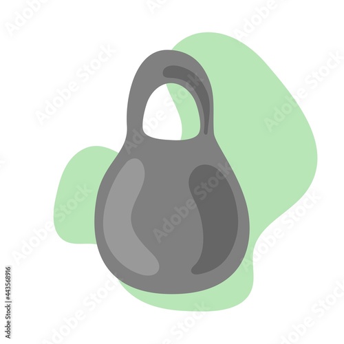 Dumbbells for sports exercises with free weights. Dumbells for home and gym workout. Athletic equipment for strength