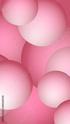abstract background with bubbles. sphere background for the phone