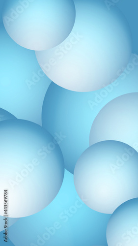 abstract background with bubbles. sphere background for the phone