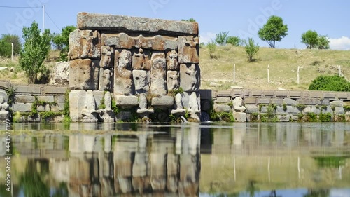 Eflatun Spring Konya, a holy water monument built during the Hittites Period. photo