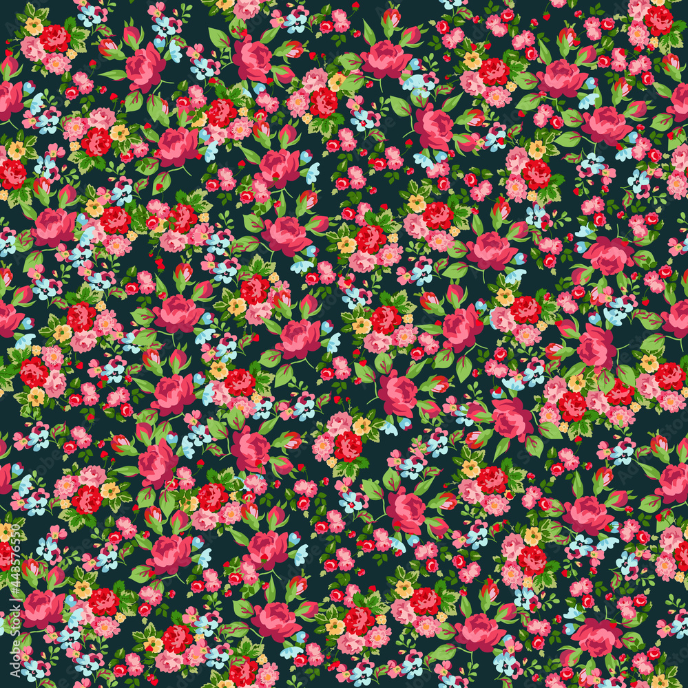 Colorful with flower pattern design