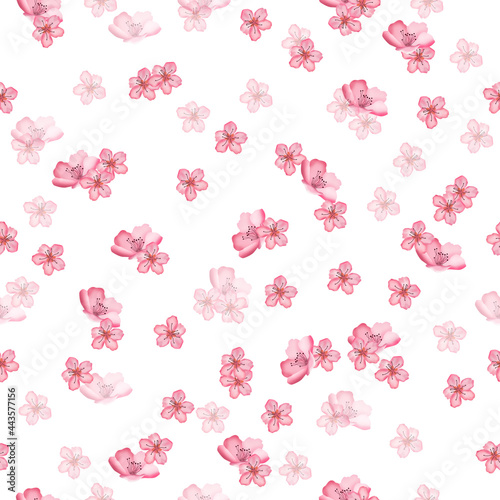 pattern design with small pink flower