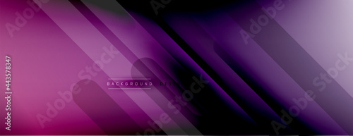 Abstract background - lines composition created with lights and shadows. Technology or business digital template. Trendy simple fluid color gradient abstract background with dynamic