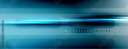 Abstract background - lines composition created with lights and shadows. Technology or business digital template. Trendy simple fluid color gradient abstract background with dynamic