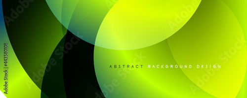 Canvastavla Trendy simple fluid color gradient abstract background