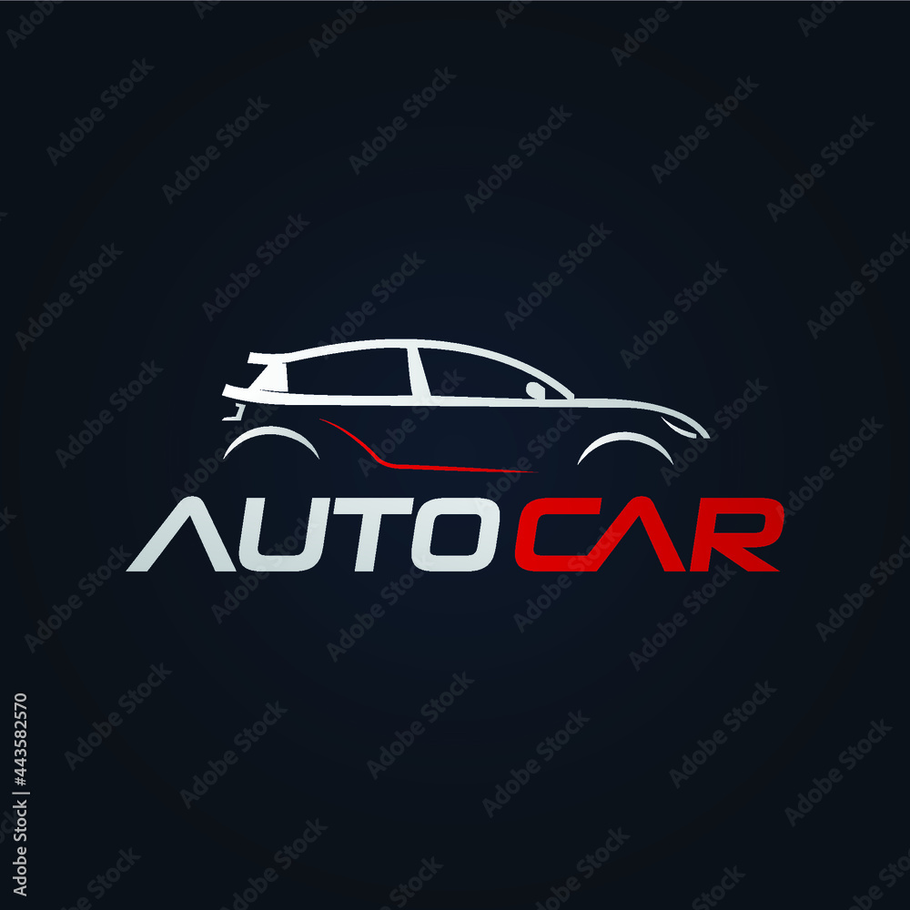 Obraz premium Car Garage Premium Concept Logo Design