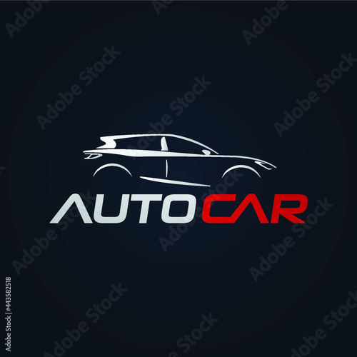 Car Garage Premium Concept Logo Design