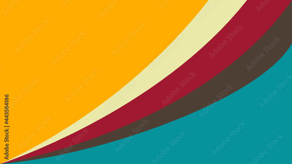abstract curve lines colorful background.