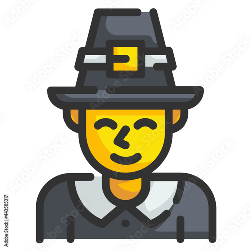 pilgrim line icon