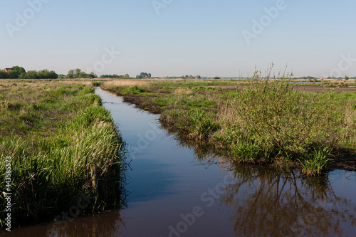 Obraz na płótnie Sloot in Rottige Meente, Ditch at Rottige Meente w salonie
