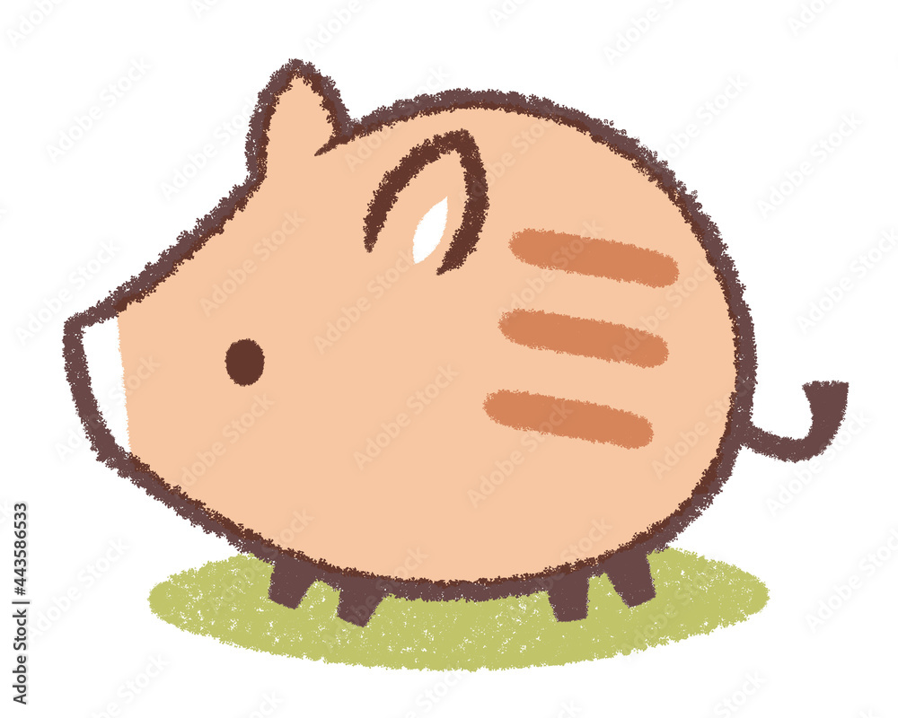 イノシシの子供 Stock Illustration Adobe Stock