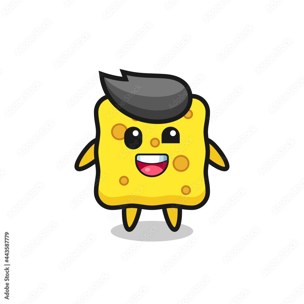 illustration of an sponge character with awkward poses illustration of an sponge character with awkward poses