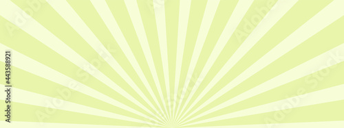 放射状の背景素材、イラスト（黄緑色バージョン）