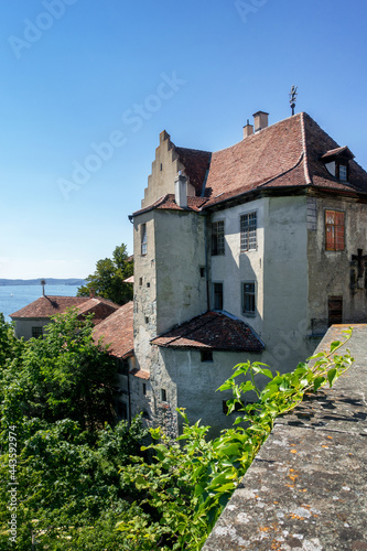 das alte Schloss in Meersburg am Bodensee 