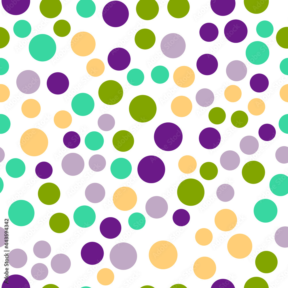 Abstract seamless pattern with circles. Geometry pattern for fabric and textile
