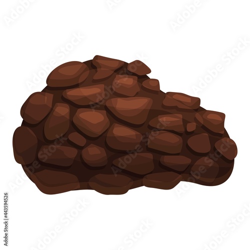Fungus truffle icon cartoon vector. Cooking mushroom. Bolete fungi