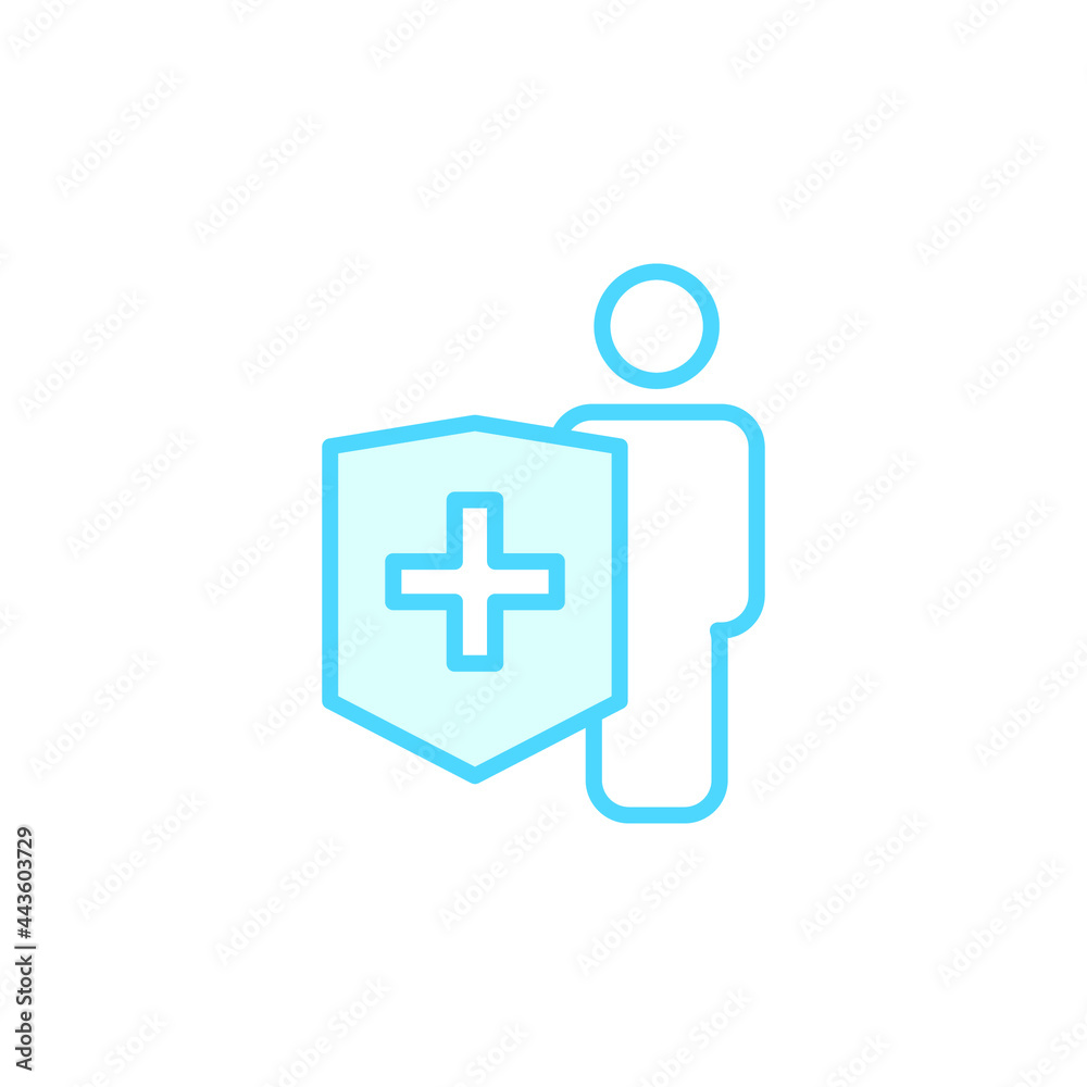 Illustration Vector graphic of insurance icon template Illustration Vector graphic of insurance icon template