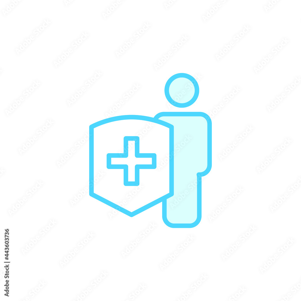 Illustration Vector graphic of insurance icon template Illustration Vector graphic of insurance icon template