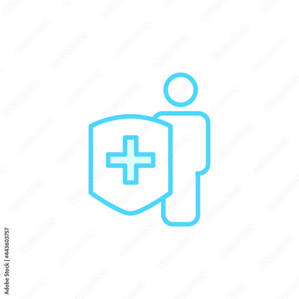 Illustration Vector graphic of insurance icon template Illustration Vector graphic of insurance icon template