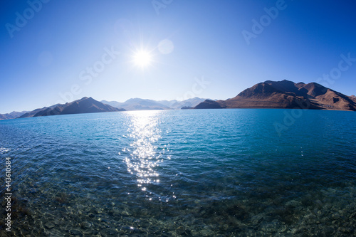 Yamdrok lake in tibet china