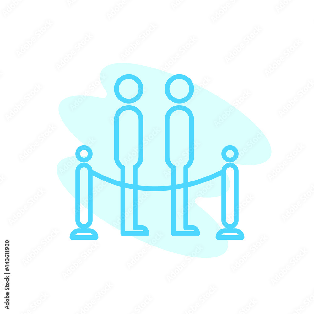 Illustration Vector graphic of queue icon template Illustration Vector graphic of queue icon template