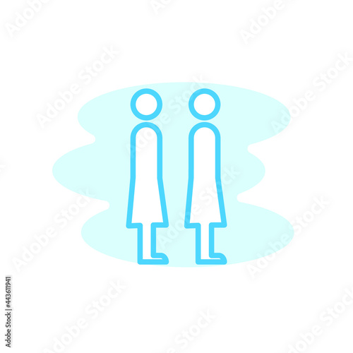 Illustration Vector graphic of queue icon template