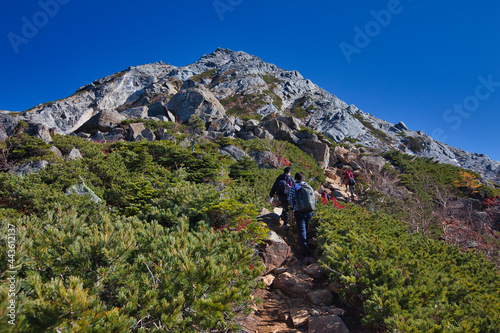 Mt.Kaikomagatake, autumn 秋の甲斐駒ヶ岳登山 photo